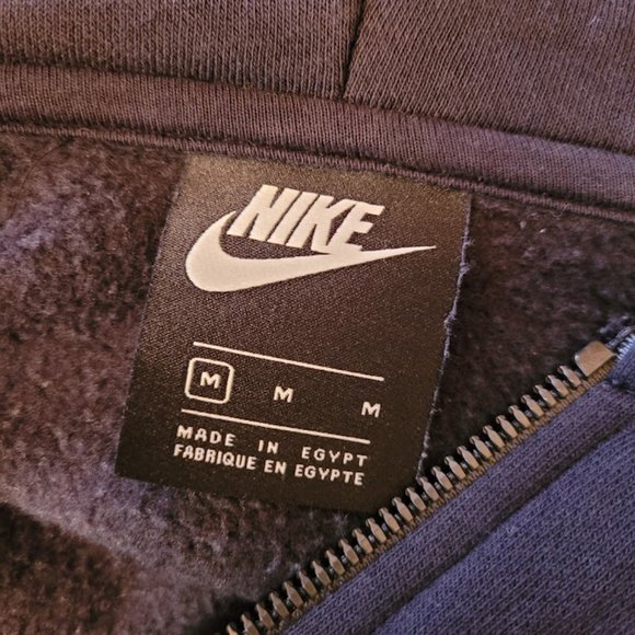 SOLD: RARE NIKE Jacket Holographic Crop Hoodie HTF Athleisure Active M Black - Picture 6 of 8